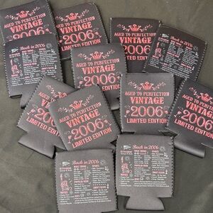 Vintage 2006 Limited Edition Can Coolers 12 pack